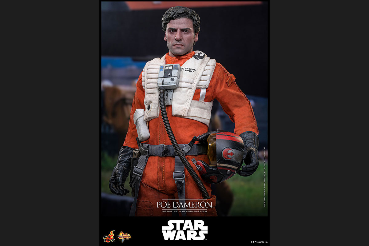 Hot Toys 1/6 Poe Dameron MMS806 Star Wars The Force Awakens - Image 12