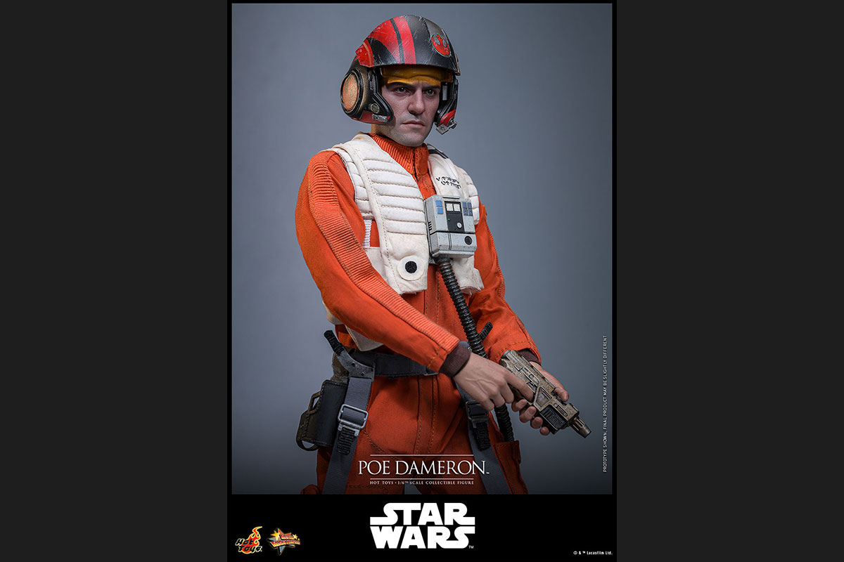 Hot Toys 1/6 Poe Dameron MMS806 Star Wars The Force Awakens - Image 11