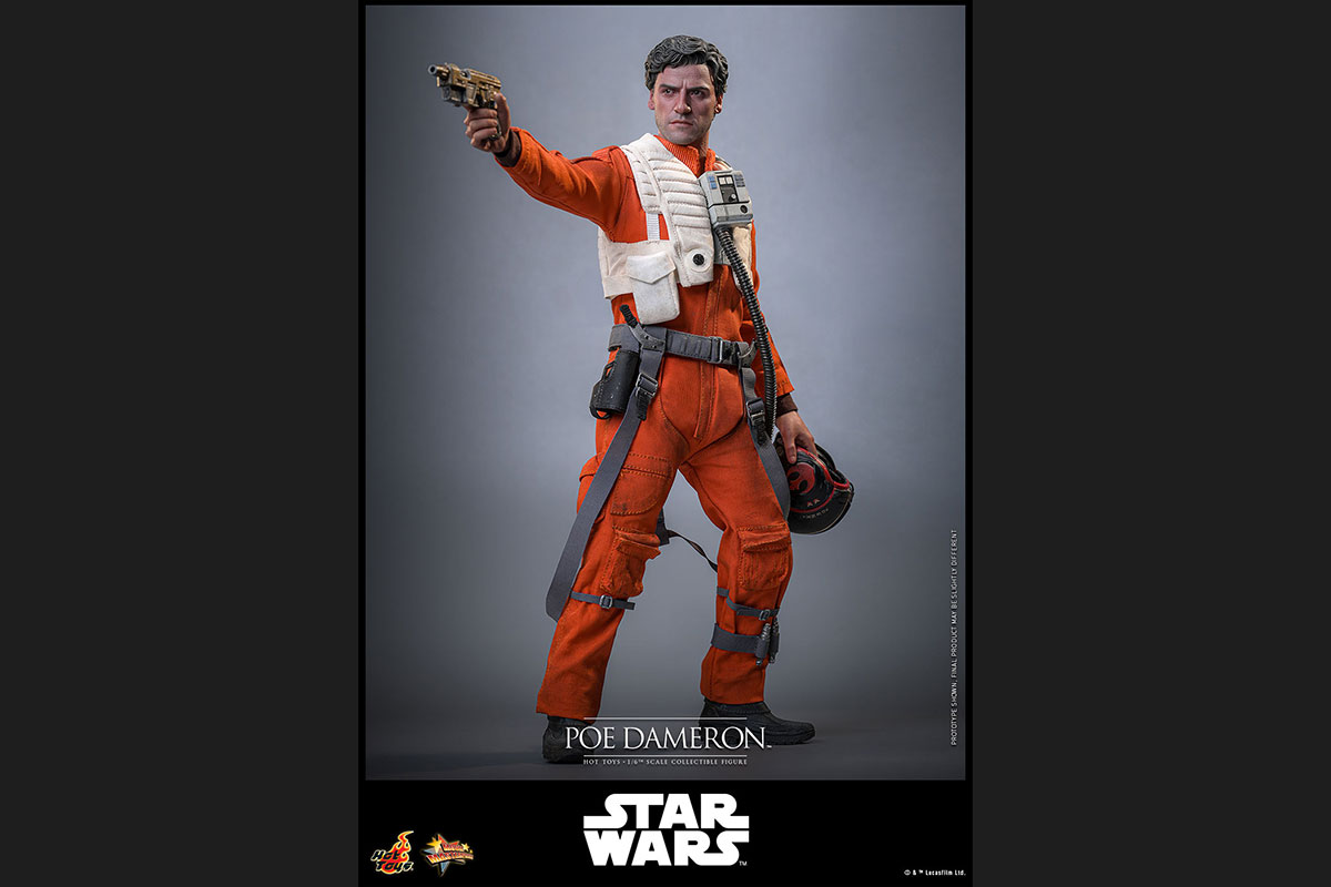 Hot Toys 1/6 Poe Dameron MMS806 Star Wars The Force Awakens - Image 9