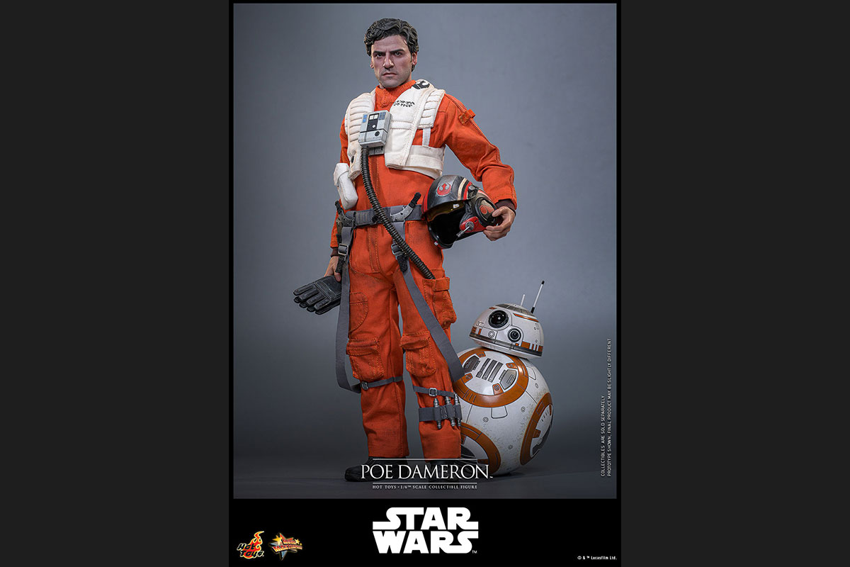 Hot Toys 1/6 Poe Dameron MMS806 Star Wars The Force Awakens - Image 8