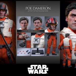 Alternative view of Hot Toys 1/6 Poe Dameron MMS806 Star Wars The Force Awakens