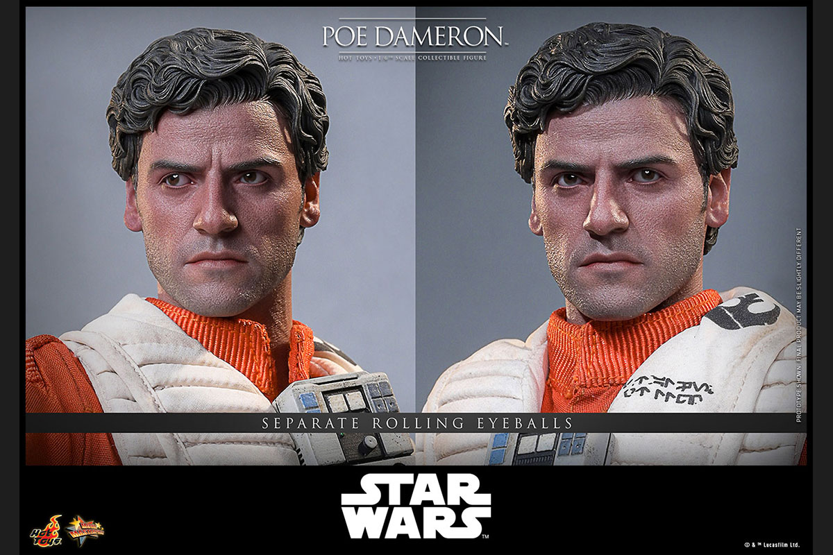 Hot Toys 1/6 Poe Dameron MMS806 Star Wars The Force Awakens - Image 19